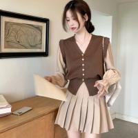 ราคา Gamin 0668 เสื้อไหมพรมแขนยาว เสื้อแขนยาวกระดุมหน้า K71 (29361352007)