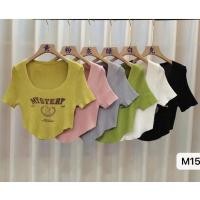 ราคา Gamin 0624 เสื้อครอปไหมพรมแขนสั้น เสื้อแขนสั้นไหมพรม ลาย MYSTERY M1513 (28703989586)