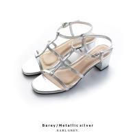 ราคา EARL GREY รองเท้าหนังแท้ รุ่น Barey series in Metallic silver (23010294659)