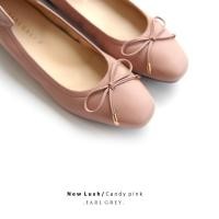 ราคา EARL GREY รองเท้าหนังแกะแท้ หนังนิ่ม พื้นนุ่ม มีซัพพอร์ต รุ่น New Lush series in Candy pink Removable insole (5660882648)