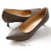 ราคา EARL GREY รองเท้าหนังแกะแท้ รุ่น Luic e in Olive (25224201577)