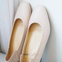 ราคา EARL GREY รองเท้าหนังแกะแท้ หนังนิ่ม พื้นนุ่ม มีซัพพอร์ต รุ่น New Fokie series in Light pink Removable Insole (24971840889)