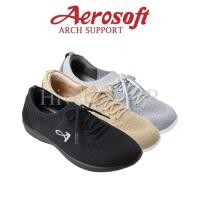 ราคา SN7706 รองเท้าผ้าใบ aerosoft arch support แอโร่ซอฟ (17157323930)