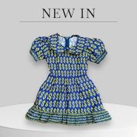 ราคา เดรสลายไทยเด็กสีไม่ตกใส่สบายไม่ร้อน (21425143531)