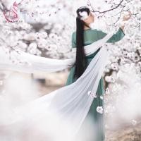 ราคา Oceanmap Hanfu ผ้าคลุมไหล่ยาวผ้าพันคอไหม 4M ชีฟองหลากสีผ้าคลุมไหล่ยาว เสื้อผ้าเต้นรําพื้นบ้านจีนชีฟองผ้าไหม Hanfu ผ้าไหมริบบิ้นจีนโบราณชุดเต้นรํา (26114265764)