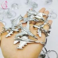 ราคา พวงกุญแจรถ OCEANMAP แหวนกุญแจรถโลหะ 3D พวงกุญแจของขวัญ Fighter Jet Plane เครื่องบินแฟชั่น Battleplane พวงกุญแจกุญแจรถ (29523607327)