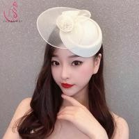 ราคา โอเชี่ยนแผนที่ ตาข่ายอย่างเป็นทางการหมวกหมวก ดอกไม้ครึ่งหมวกด้านบนคลิปผม สง่างาม หมวกเบเรต์ ย้อนยุค ผ้าโพกศีรษะ รายวัน (28620867707)