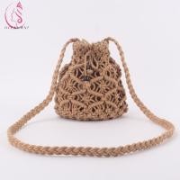 ราคา มหาสมุทรฟางทอกระเป๋าถือ ทอผ้า สง่างาม ถัง สิริ ถุง สันทนาการแฮนด์เมดสไตล์เกาหลีสีทึบผู้หญิงข้อมือแพ็คหญิง (29572808487)