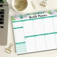 ราคา Just สมุดบันทึกวางแผนรายสัปดาห์กว้าง To Do Planner A5 Notebook Planner Weekly Meal Planner Pad ตารางเครื่องเขียน Undated To Do Planner List Pad อุปกรณ์การเรียน (26068206825)