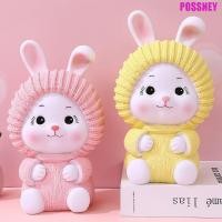 ราคา Possney กระปุกออมสินกระต่าย ถังเก็บความจุสูงป้องกันการตกน่ารัก การออกแบบกระต่ายอเนกประสงค์การ์ตูนกระปุกออมสินไวนิลของขวัญวันเด็ก (29073545124)