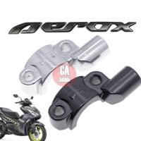ราคา หูกระจกAEROX เดิม ขวา ประกับหูกระจกAerox สีดำ สีชุบ ราคาต่อ1อัน ประกับแฮนด์aerox ประกับหูกระจกยึดแฮนด์AEROX (21369277016)