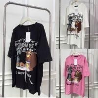 ราคา เสื้อยืด Oversize ตกแต่งริบบิ้นโบว์ สไตล์สาวเกาหลี (29070093289)