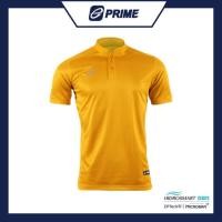 ราคา EGO PRIME PM213 เสื้อโปโลคอจีนแขนสั้น ไหล่สโลป สีเหลืองทอง เสื้อโปโล เสื้อคอจีน (7848093294)