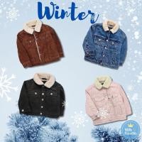 ราคา เสื้อกันหนาวเด็ก Gap แจ็คเก็ตยีนส์ บุขนด้านใน ใส่กันหนาว อุ่นสบายผ้านุ่ม (26671132046)