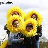 ราคา Carnation หมวกดอกทานตะวัน สีเหลือง 42 ซม ประสิทธิภาพ Props น้ําหนักเบาตลกหมวกดอกทานตะวันสําหรับ Dance Party เทศกาลเกมเด็กวัยรุ่นผู้ใหญ่ (29923689429)