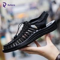 ราคา Refera จัดส่งรวดเร็วราคาถูก รองเท้าแตะเชือกสาน รัดส้น หลากหลายสไตล์ 35 44 (29850392465)