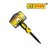 ราคา AT INDY Flat Cold Chisel เหล็กสกัดหุ้มด้ามยาง ปากแหลม เหล็ก CRV รหัส H53 (2363684218)