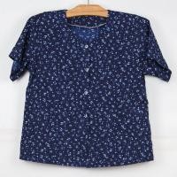 ราคา เสื้อคนแก่ลายดอกเสริมไหล่ เสื้อคนแก่บ้านนอก ใส่ไปวัดวา เสริมบุคคลิก ไม่ต้องรีด เบาสบาย (28572470669)