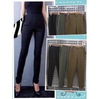 ราคา กางเกงโรเชฟ ขา 9 ส่วน ซิบข้าง เนื้อยืด ใส่สบาย (23371752430)