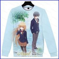 ราคา Nana Angel Next Door Spoils Me Rotten Anime Hoodie แขนยาวคู่เสื้อกันหนาวคอสเพลย์ Shiina กราฟิก 3D เสื้อสวมหัว Ov (29419672359)