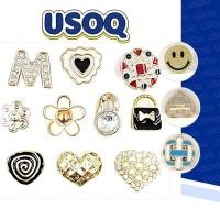 ราคา Usoq Jibbitz Croc การ์ตูนเครื่องประดับทองถ้ํารองเท้าหัวเข็มขัด DIY อุปกรณ์เสริม Croc Charm Jibbitz ปุ่ม (28214470509)