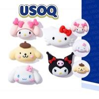 ราคา USOQ ใหม่รองเท้าหลุมรองเท้าดอกไม้สามมิติเรซิ่นอุปกรณ์ ของ ย รองเท้าตกแต่งการ์ตูน ซานริโอ อบเชยสุนัขหลุมรองเท้าหัวเข็มขัด (25236290462)