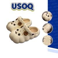 ราคา Usoq Curly lamb crocs รองเท้าแตะผู้หญิง รองเท้าแตะการ์ตูนฤดูร้อน (29256578094)