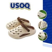 ราคา Usoq Crocs ผู้ชายฤดูร้อนลื่นแพลตฟอร์มรองเท้าแตะชายหาดลําลอง (28806623450)