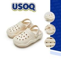 ราคา Usoq Simple Crocs รองเท้าแตะผู้หญิงรองเท้าแตะแพลตฟอร์มฤดูร้อน (25984243727)