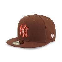 ราคา New Era หมวกรุ่น 59FIFTY Pack Smoky Sizzle New York Yankees Cooperstown Toffee 59FIFTY Cap (29466702696)