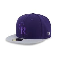 ราคา 59FIFTY PACK ALOHA COLORADO ROCKIES COOPERSTOWN PURPLE 59FIFTY CAP (26753119151)