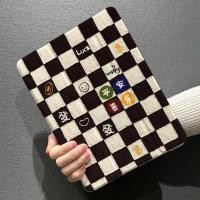 ราคา iPad Air 4 เคสแท็บเล็ต TPU กันตก ป้องกัน ลายตาราง สามทบ สําหรับ iPad Pro11 gen10 gen9 gen8 gen7 gen5 gen6 Pro2017 Air 3 iPad Air 5 (24503690371)