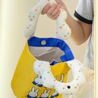 ราคา Miffy กระเป๋าผ้าแคนวาสสไตล์ใหม่กระเป๋าถือน่ารักกระเป๋าสะพาย Dopamine หัวใจสาว (26715930067)