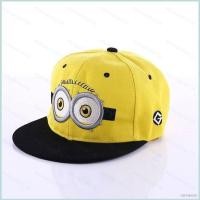 ราคา หมวกเบสบอลเย็บปักถักร้อย Minions สําหรับเด็ก Sunhat Peaked หมวกสําหรับผู้ชายชายหาดกลางแจ้งทุกการแข่งขันหมวกแฟชั่น Unisex Cool Spor (26223727108)