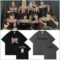 ราคา Nemy STRAY KIDS 2024 ญี่ปุ่นทัวร์ DOMIN ATE ฤดูร้อนเสื้อยืด KPOP แขนสั้นด้านบน (26173784477)