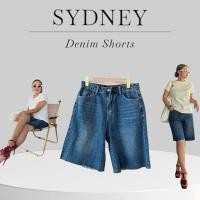 ราคา ขาสั้นยีนส์ขาดรุ่ย SYdney denim shorts (24388261176)