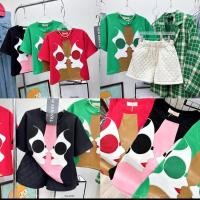 ราคา เสื้อตัวสั้นผ้ายืด งานสกรีนปักลายเส้น รีดเพชร (28770676119)