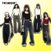 ราคา TrendSir 24H เสื้อครอปแขนยาว สีดำ เสื้อคอเหลี่ย เสื้อรัดรูป เสื้อสีขาว เสื้อรัดรูป (26021825576)