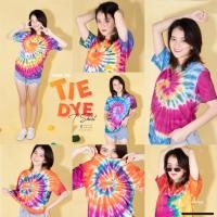 ราคา เสื้อมัดย้อมจุ่ม มัดมือของแท้ จุ่มทีละตัว สีสดสะใจ คอตต่อน100 (14448747978)