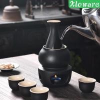 ราคา โคลแวร์ ชุดสาเกพร้อมอุ่น ชามอุ่นแบบดั้งเดิม เครื่องปั้นดินเผาพอร์ซเลน เครื่องดื่มสาเกสําหรับของขวัญ งานเลี้ยงชา (29800047620)