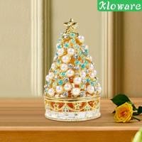 ราคา โคลแวร์ กล่องใส่ต้นไม้คริสต์มาสกล่องเก็บของจัดตกแต่งคริสต์มาสงานฝีมือคลาสสิกที่ใส่แหวนกล่องสําหรับเข็มกลัดสร้อย (28817323108)