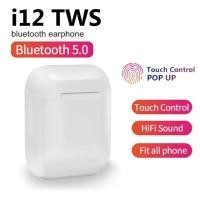 ราคา หูฟังบลูทูธ 5 0 รุ่น i12 หูฟังไร้สาย หูฟังแบบสอดหู พร้อมกล่องชารจ์ รองรับสมาร์ทโฟนทุกรุ่นi12 TWS Bluetooth 5 0 (22402940159)