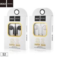 ราคา หูฟัง HoLo S2 ของแท้100 หูฟังสำหรับ หูฟังiphone หูฟังใช้ได้กับโทรศัพท์ทุกรุ่น (1353650529)