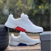 ราคา Ecco MENS BIOM H4 BOA Golf SHOE สีขาว แดง 108214 (29165605429)