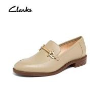 ราคา Clarks รองเท้าผู้หญิง รองเท้าเลอฟู รองเท้าหนังวินเทจ (27017376084)