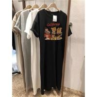 ราคา LUNE 2405 จัดส่งจากไทย ชุดเดรสผู้หญิง คอกลมแขนสั้น สกรีนลายการ์ตุน ผ้ายืด ผ้าบาง ผ้านิ่ม สวมใส่สบาย (21979119906)