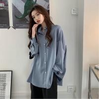 ราคา W241 เสื้อเชิ้ต Over size เนื้อผ้าดี แขนยาวทรงโอเวอไซส์ คนอ้วนใส่ได้ shirt (22647243270)