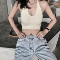 ราคา Lune 362 เสื้อแขนกุดผูกคอ โชว์ด้านหลัง ใส่แล้วดูแซ่บเวอร์ ผ้าไหมพรมยืดได้ (4360995406)