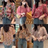 ราคา Lune Grace เสื้อเชิ้ดชีฟองแขนยาว ลายดอก เสื้อชีฟอง ไตล์เกาหลี มี7ลายไห้เลือก (25878941552)