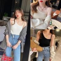 ราคา Lune Graceเสื้อกล้ามไหมพรม ผ้านุ่มใส่สบาย ดีเทลปาดไหล่สายเล็ก ผ้าร่องยืดตามตัว พร้อมส่ง รุ่น4733 (28858898997)